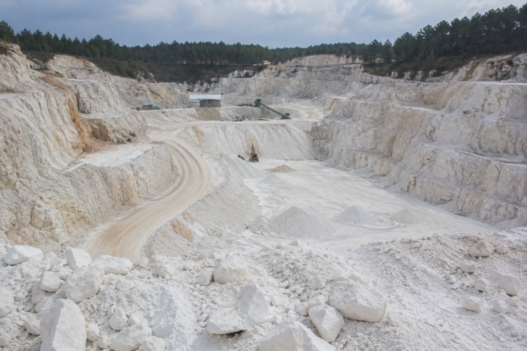 Kaolin Filtration Mining Site